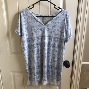 Tribal Blue Tee